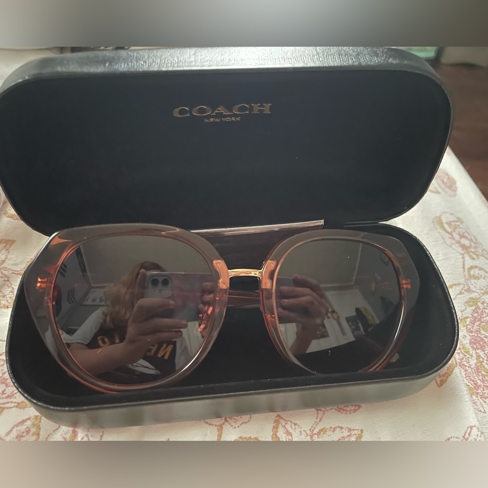 Coach brown sunglasses